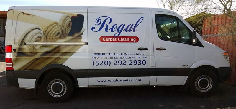 Regal Carpet Cleaning Truck in Tucson